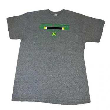 Delta John Deere Gray T-Shirt With Logo T-Shirt Si