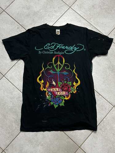 Ed Hardy True Love Y2K Drip Hype Streetwear Tshirt