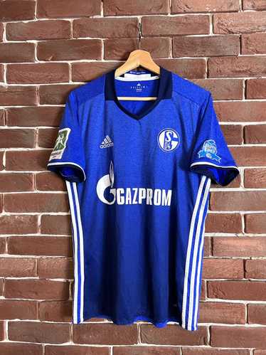 Rare Vintage 00s Schalke Adidas y2k Football Socce