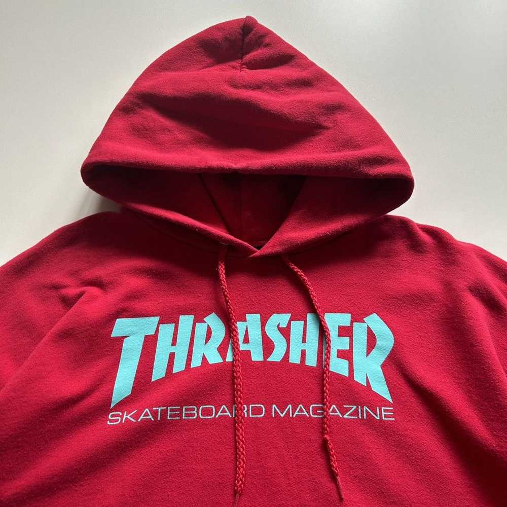 Vintage 2000s Thrasher Magazine Graphic Hoodie Me… - image 2