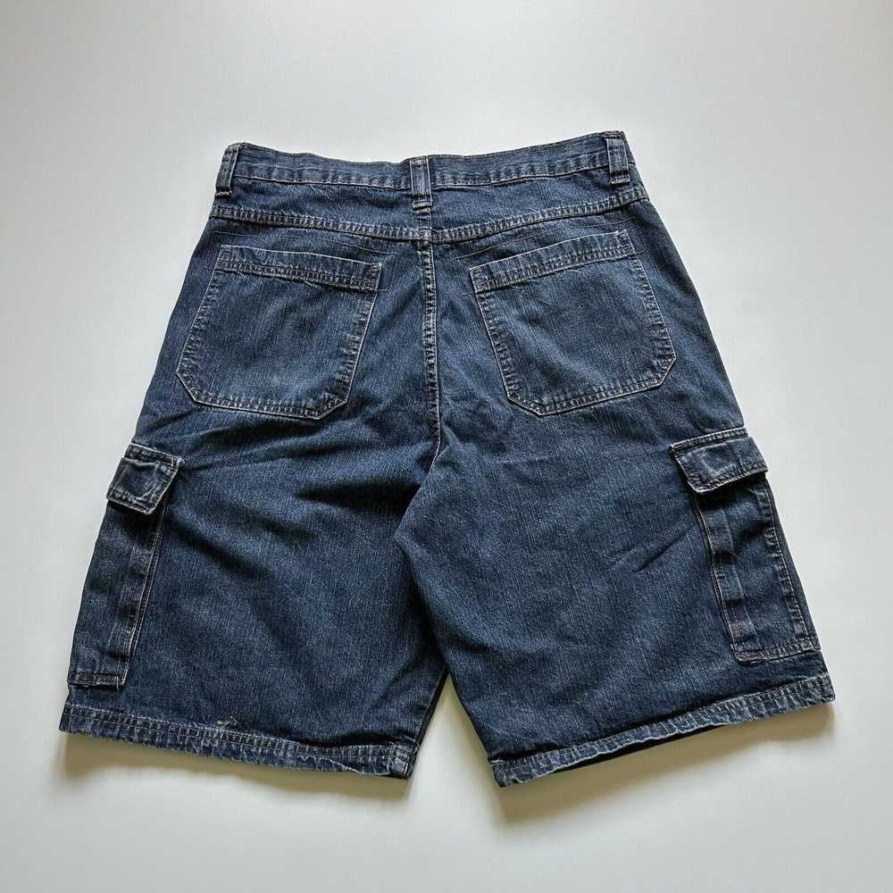 Vintage Wrangler Jeans Cargo Denim Shorts Jorts S… - image 3