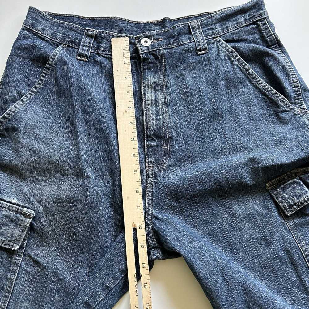 Vintage Wrangler Jeans Cargo Denim Shorts Jorts S… - image 8