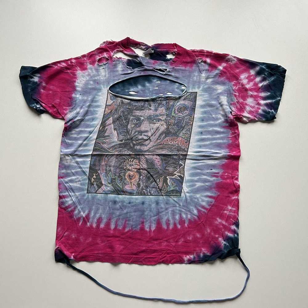 Vintage 90s Jimmy Hendrix Trip Art Graphic T Shir… - image 1