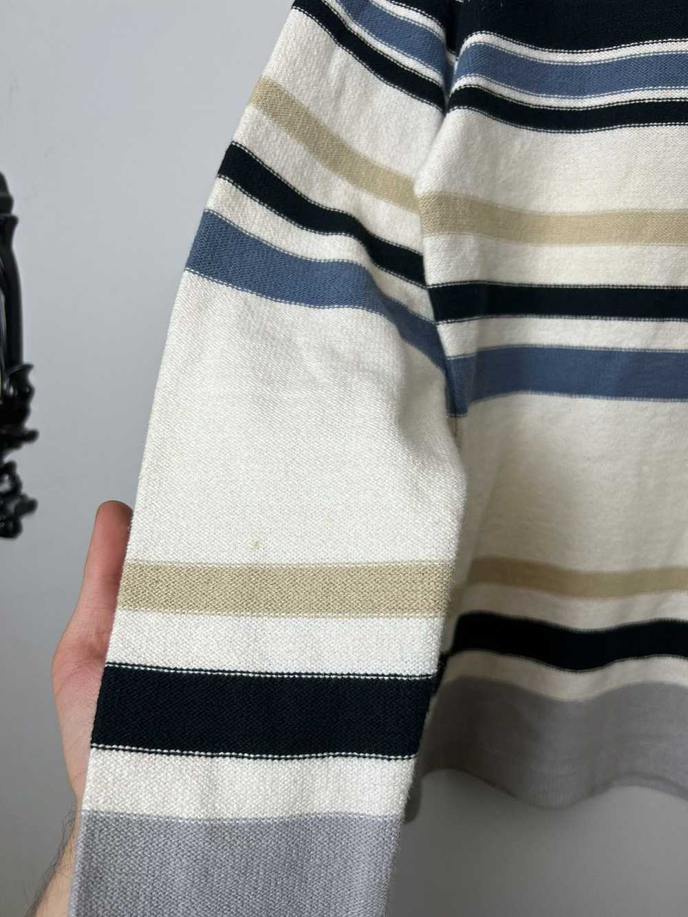 Rare Vintage Kenzo Homme Multicolour Striped Knit… - image 3