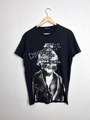 Rare Dsquared2 Punk Riot Anarchy t shirt Vintage r