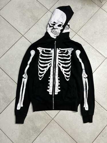 Rare Avant Garde Skeleton Hoodie Hype Streetwear