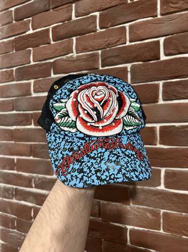 Rare Vintage Y2K Audigier Ed Hardy Trucker Hat Cap