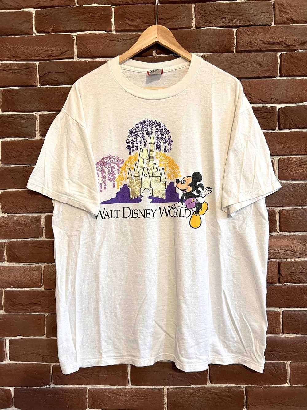 Rare Vintage 90s Mickey Mouse Walt Disney World C… - image 1