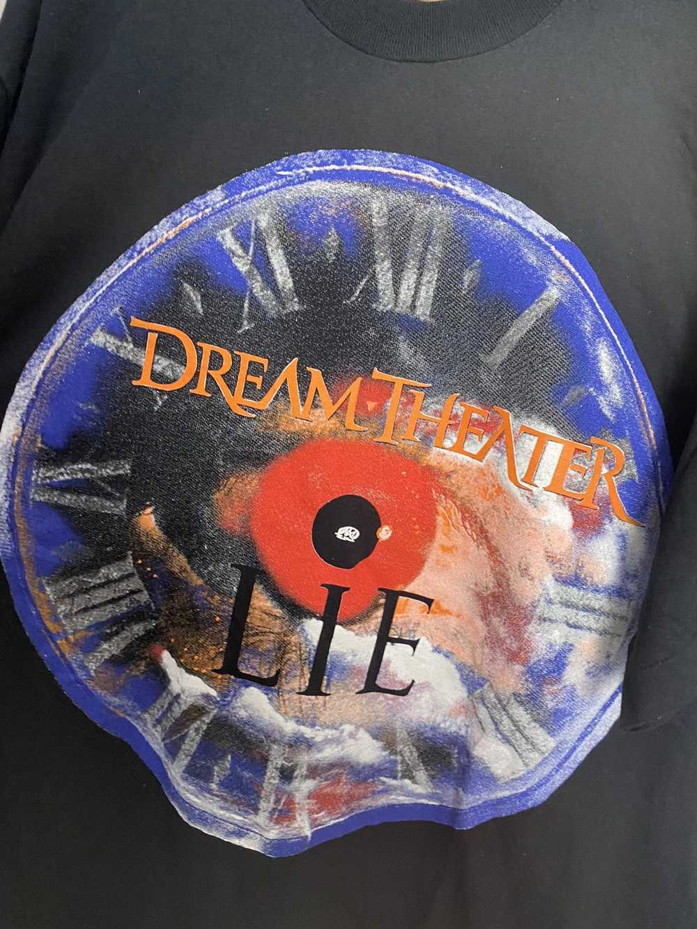 Rare 90s Dream Theater Lie Metal Vintage Band Tsh… - image 3