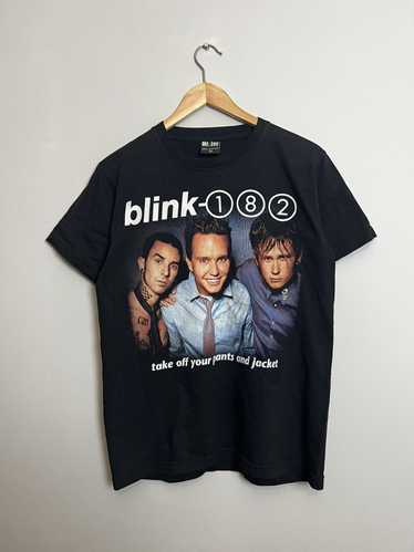 Rare Vintage 00s Y2K Blink 182 Crappy Rock Band Ts