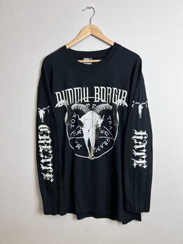 Rare Vintage Dimmu Borgir 00s Metal Band T-Shirt D