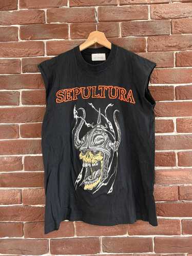 Rare 90s Sepultura Arise Thrash Metal Band Tshirt 