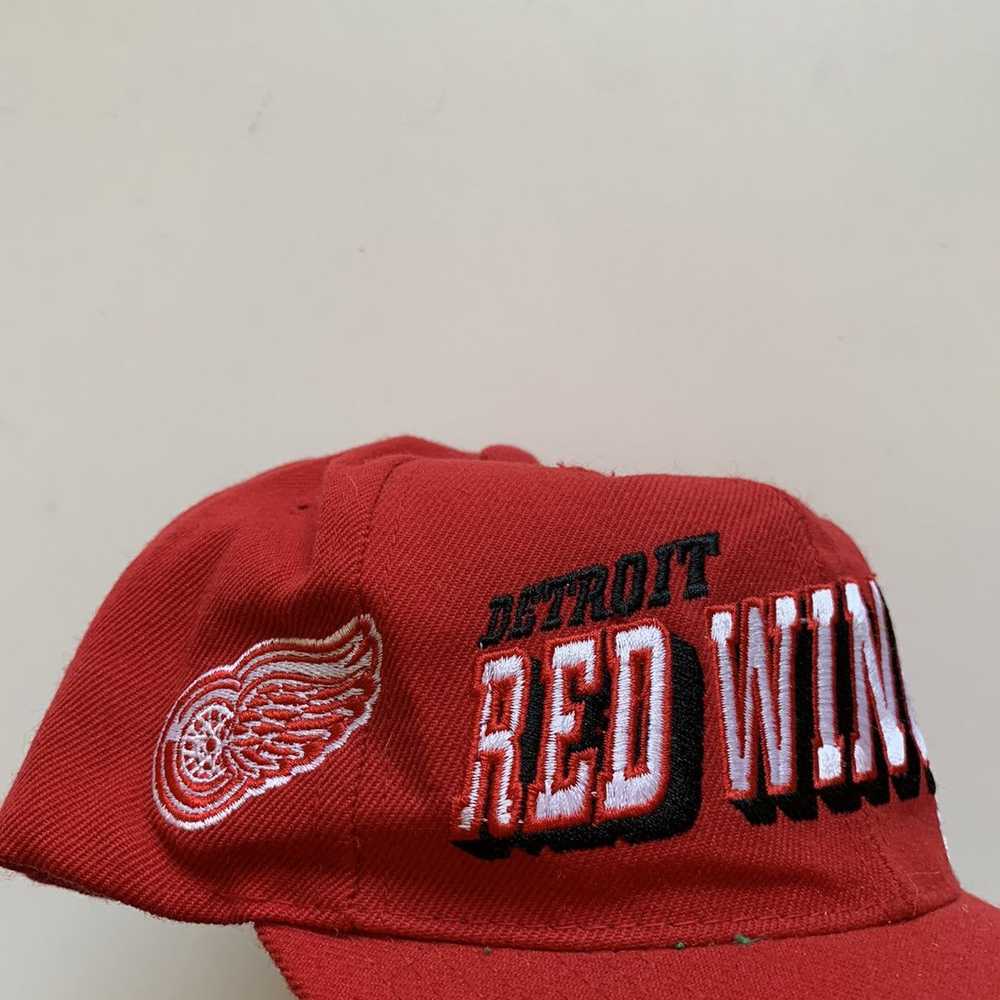 Vintage 1990s Detroit Red Wings Embroidered NHL S… - image 2