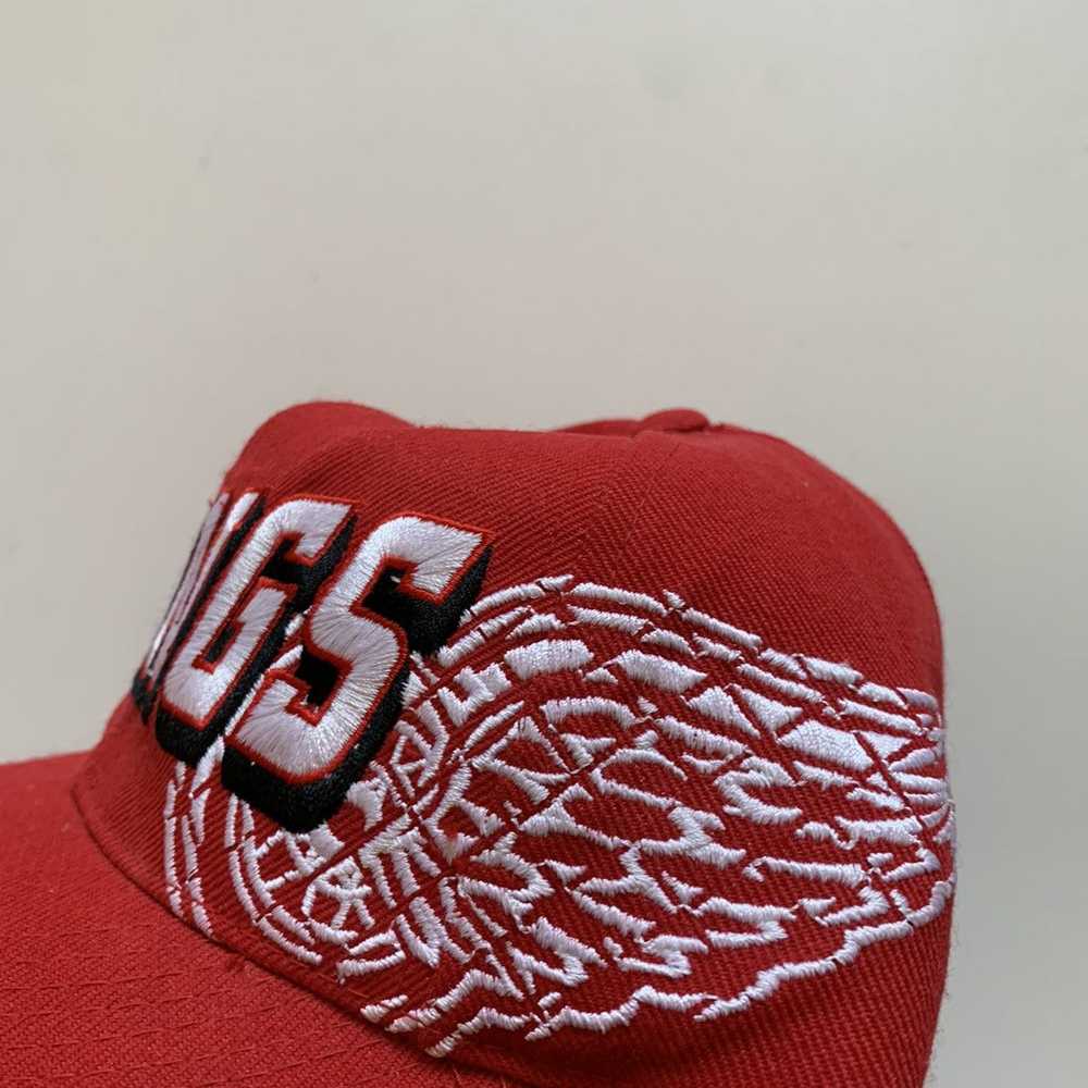 Vintage 1990s Detroit Red Wings Embroidered NHL S… - image 3