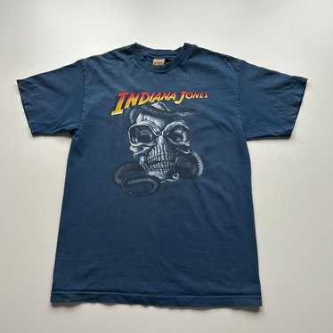 Vintage 2000s Indiana Jones Movie Graphic T Shirt… - image 1