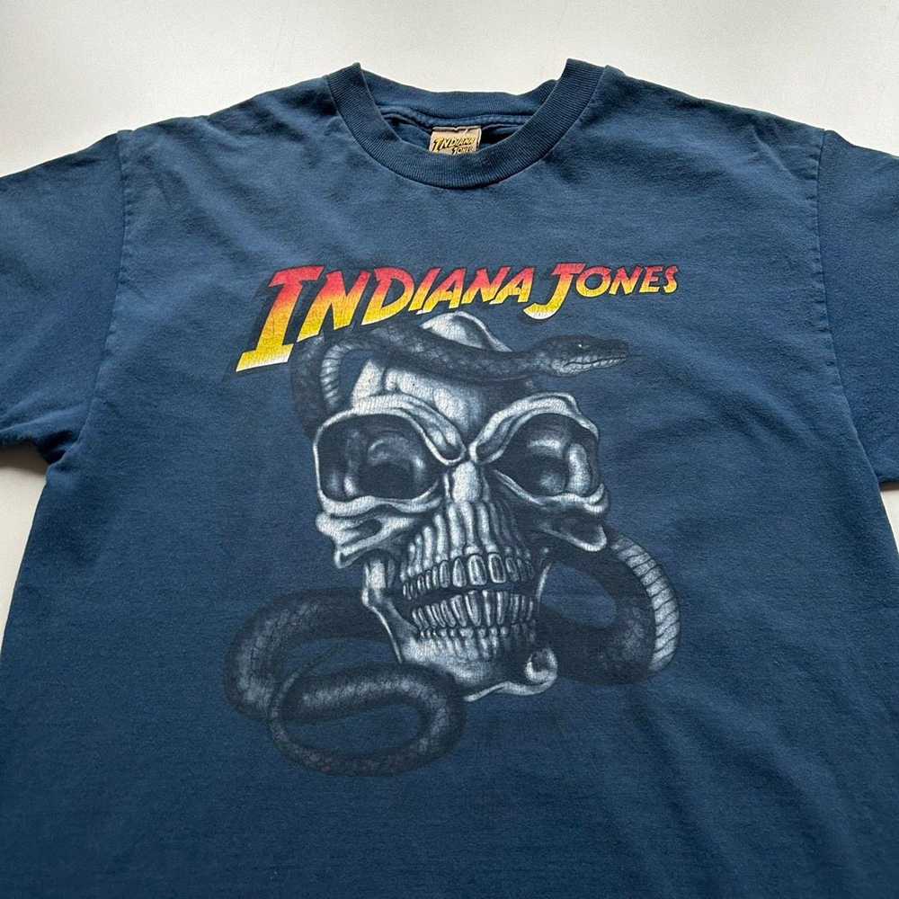 Vintage 2000s Indiana Jones Movie Graphic T Shirt… - image 2