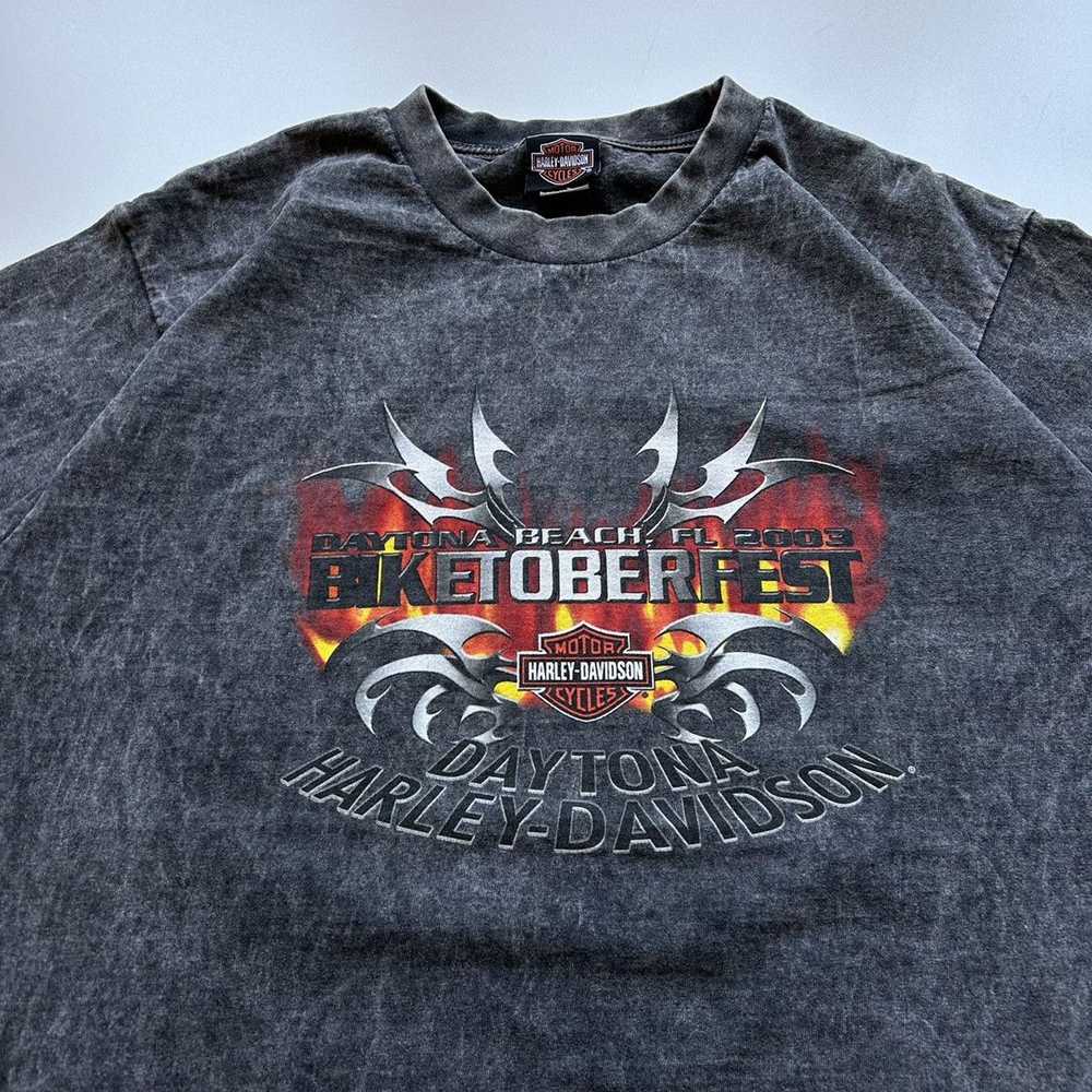 Vintage 2003 Harley Davidson Biketoberfest Graphi… - image 2