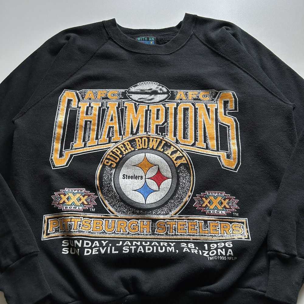 Vintage 1990s Pittsburgh Steelers NFL AFC Champio… - image 2