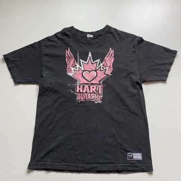 Vintage 2000s Hart Foundation WWE Wrestling Graphi