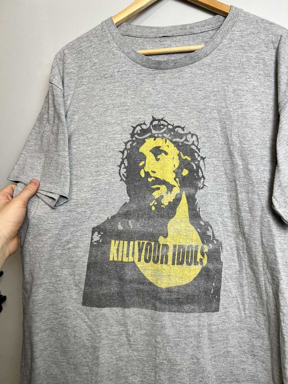 Rare Kill Your Idols Jesus Vintage Guns N Roses T… - image 2