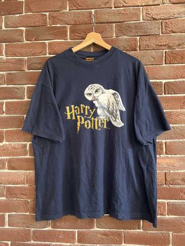 Rare 00s Harry Potter Vintage Movie Tee Promo Owl 