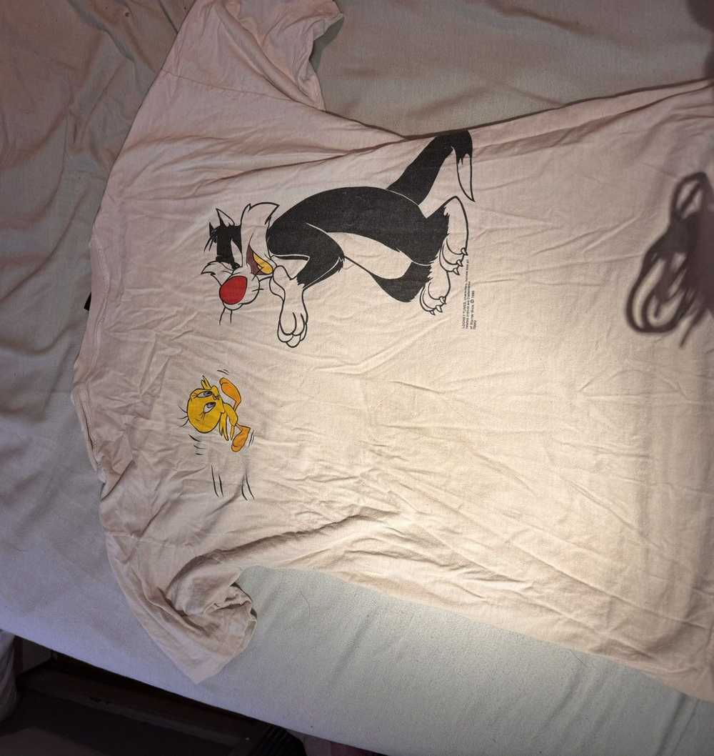 Vintage Tweety bird/Sylvester tee - image 2