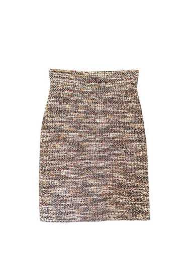 Product Details Chanel Brown Tweed Midi Skirt