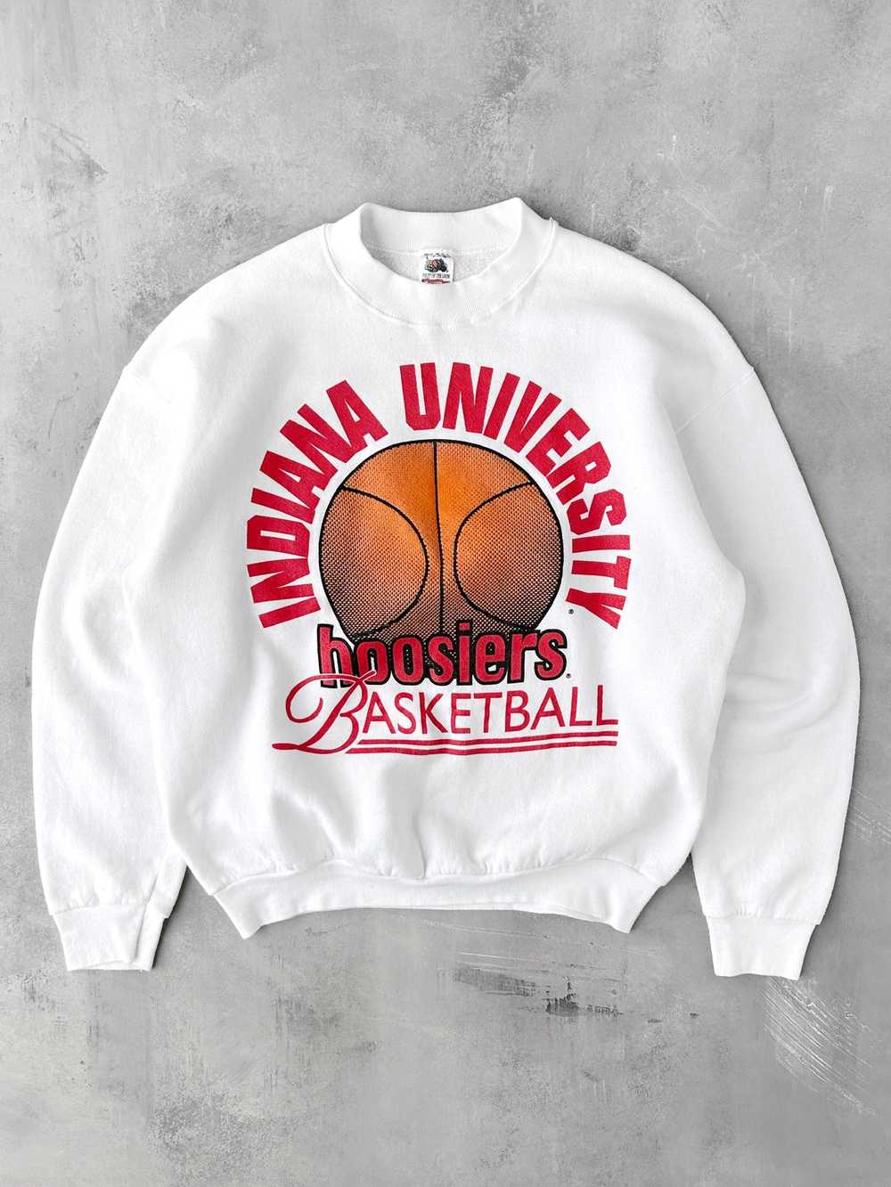 Indiana University Basketball Sweatshirt 90's - L… - image 1