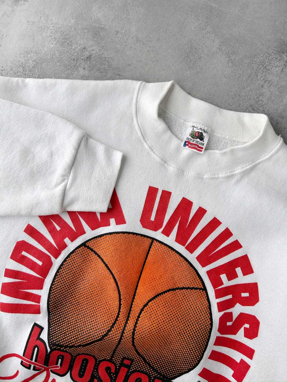 Indiana University Basketball Sweatshirt 90's - L… - image 2