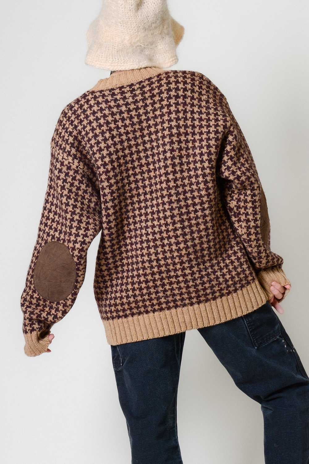 Tommy Hilfiger Houndstooth Wool Sweater - image 4