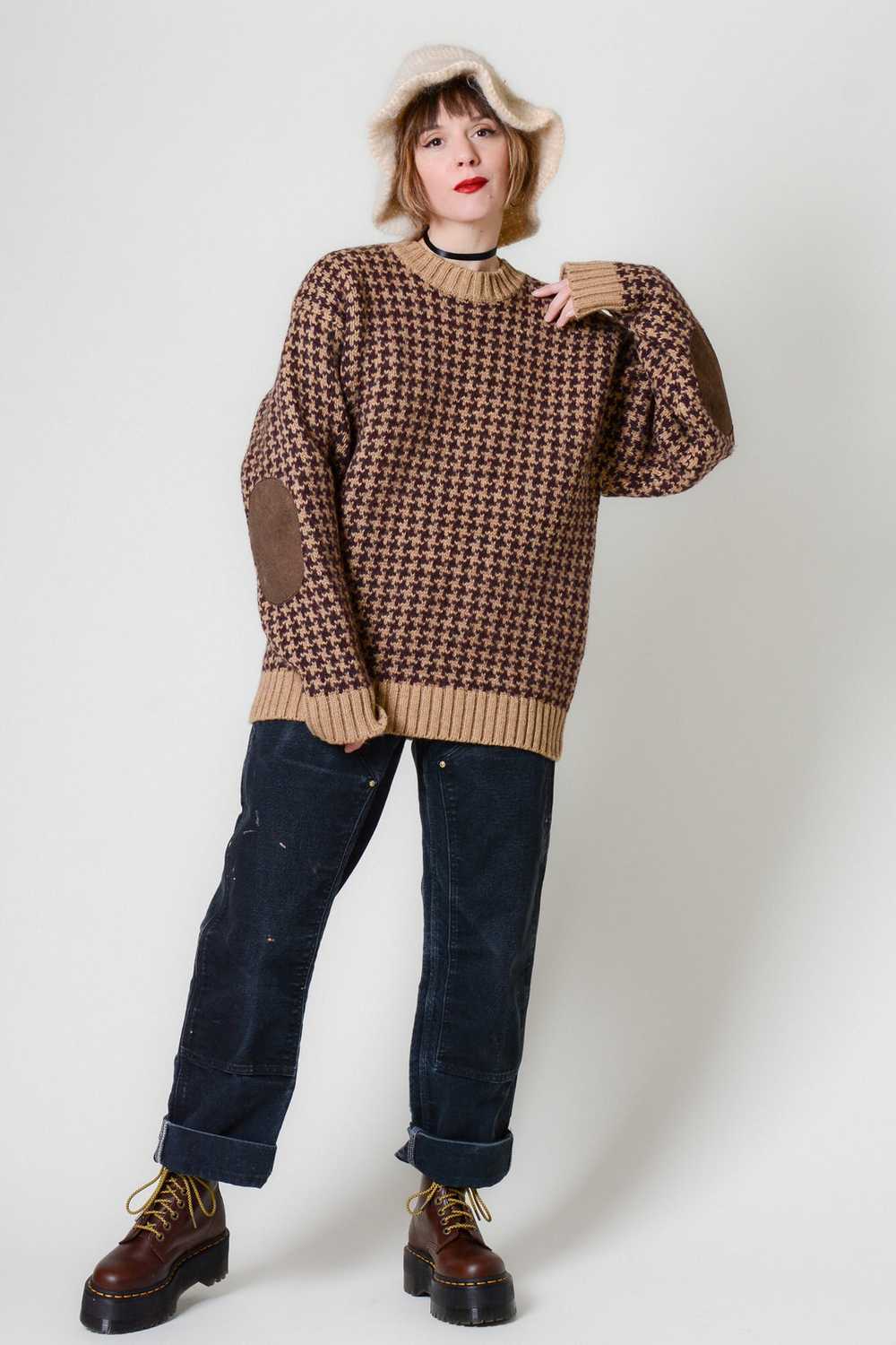 Tommy Hilfiger Houndstooth Wool Sweater - image 5