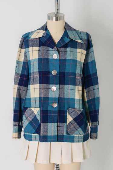 50s Pendleton 49er Plaid Wool Jacket