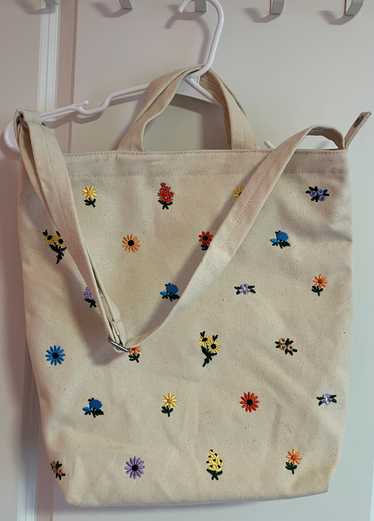 BAGGU Zip Duck Bag - Embroidered Ditsy Floral |…