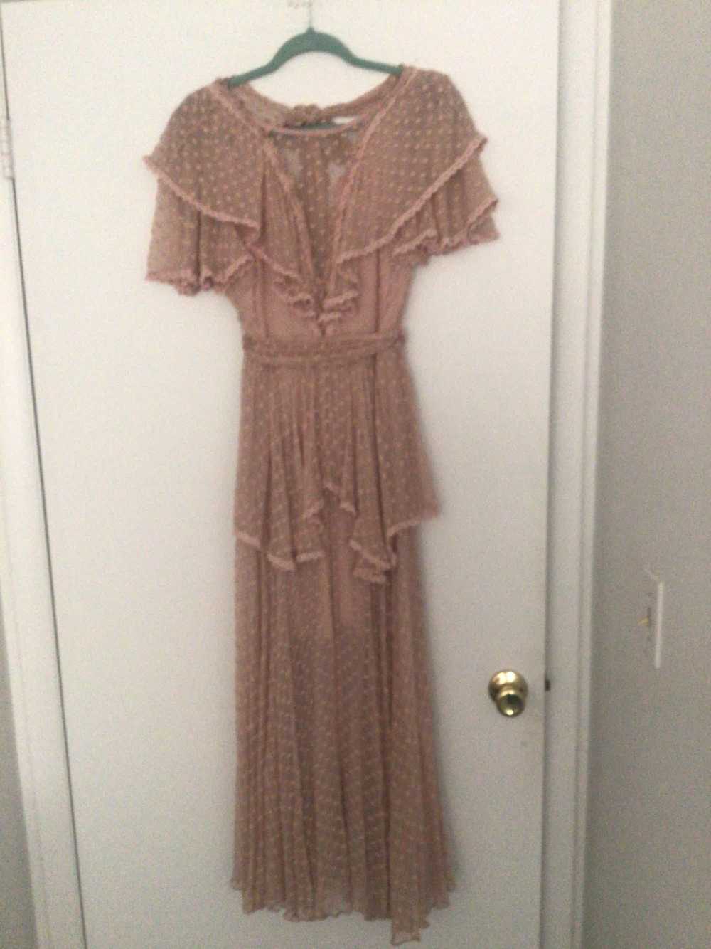 Spell USA NWOT ZOE SILK MAXI GOWN  Sz small - image 10