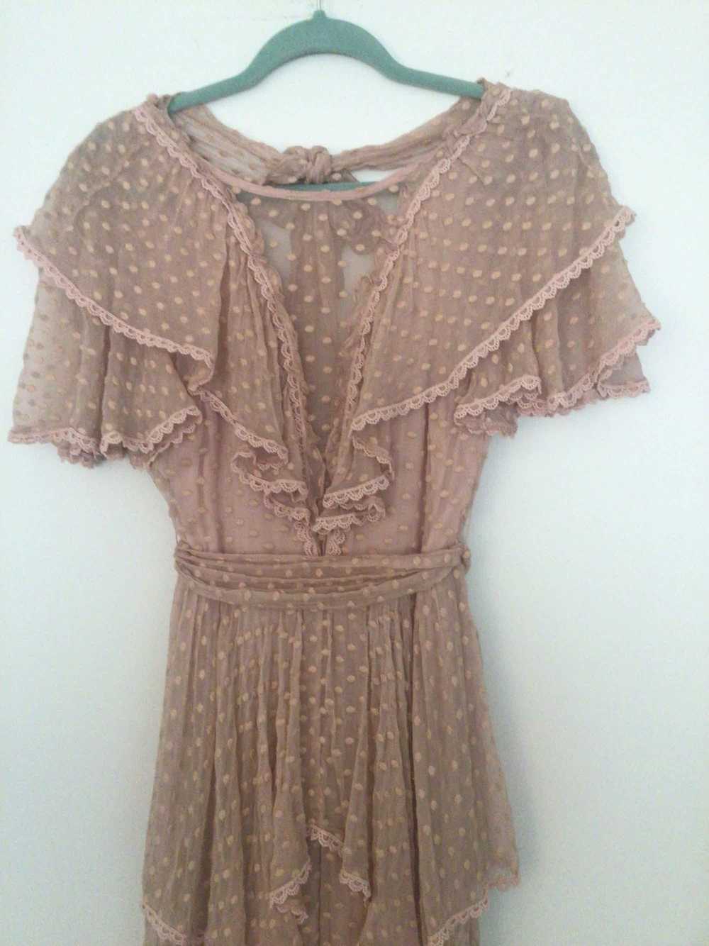 Spell USA NWOT ZOE SILK MAXI GOWN  Sz small - image 11