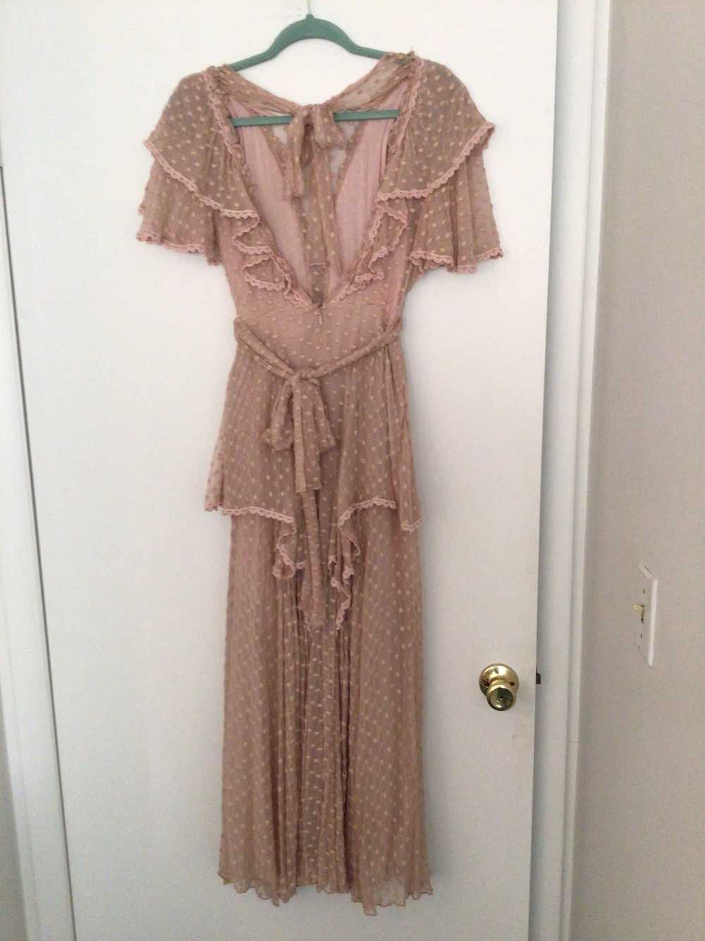 Spell USA NWOT ZOE SILK MAXI GOWN  Sz small - image 6