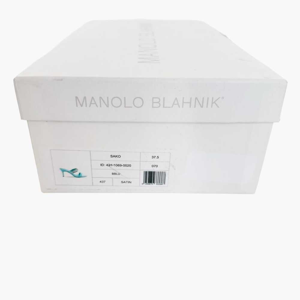 Manolo Blahnik Cloth sandal - image 11