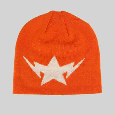 Bape Bape Twinsta Orange Knit Beanie - image 1