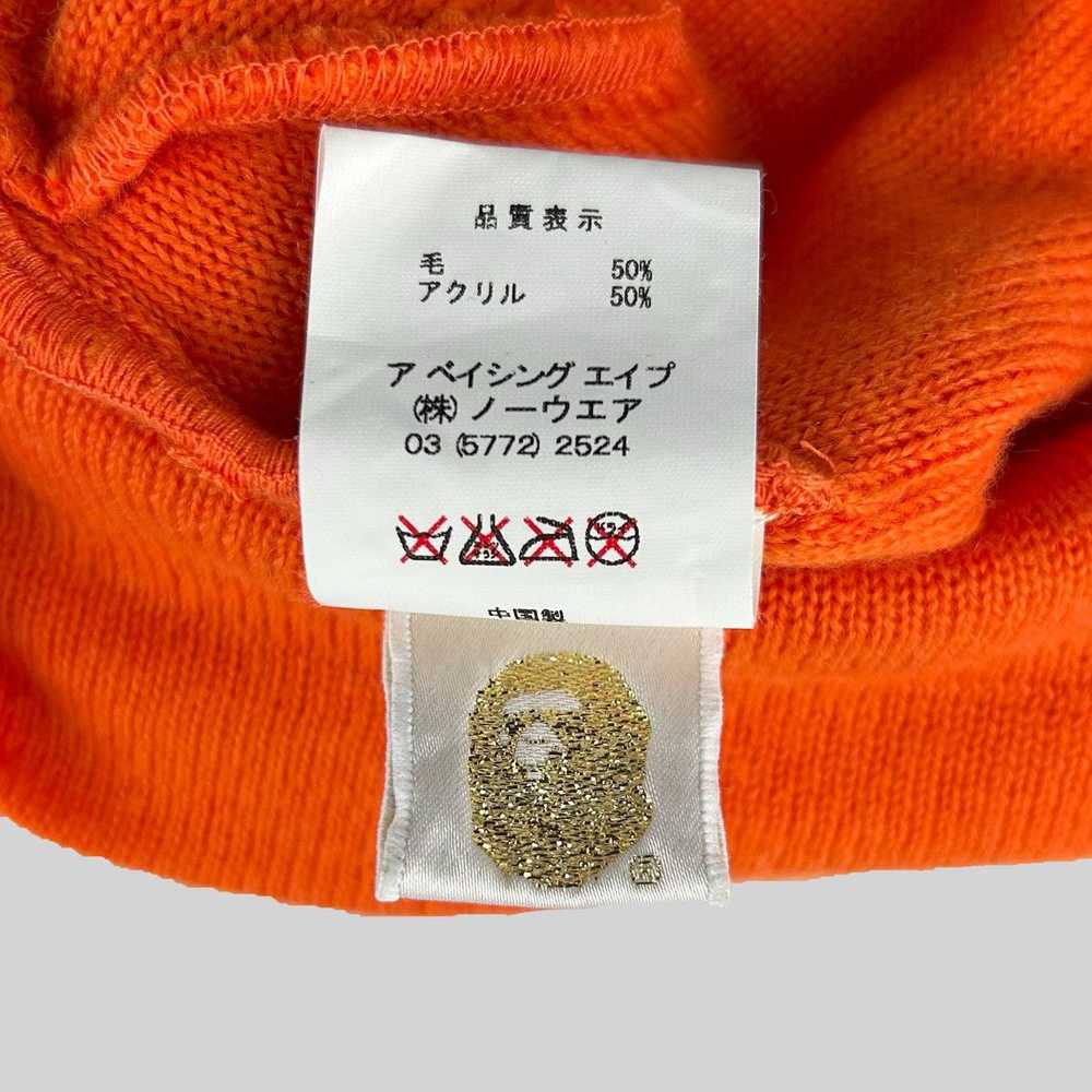 Bape Bape Twinsta Orange Knit Beanie - image 3