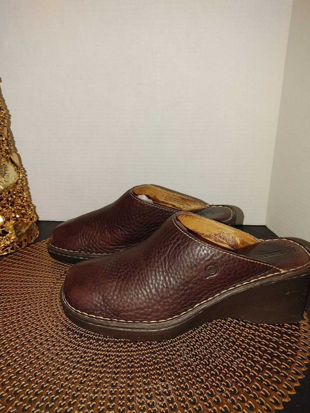 Born Born Leather Mules size 10 - image 1