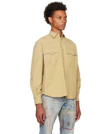 John Elliott JOHN ELLIOTT Tan Safari Shirt - image 1