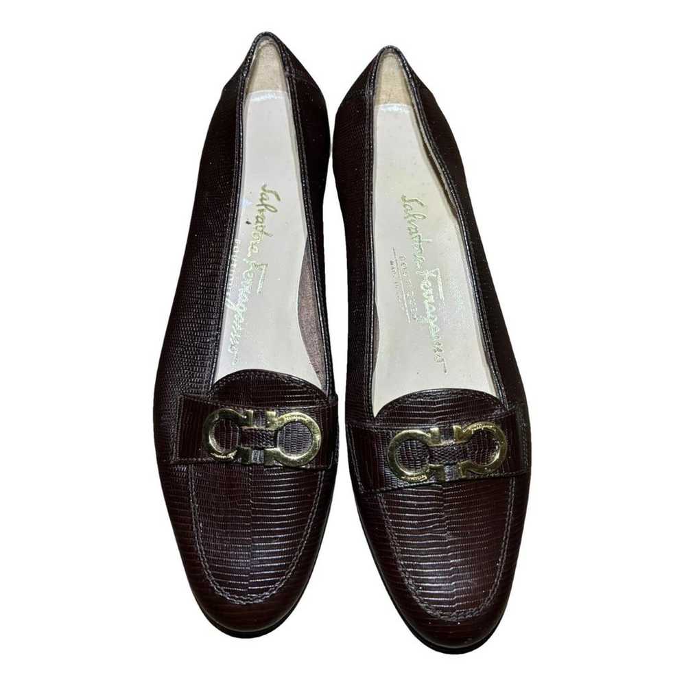 Salvatore Ferragamo Lizard flats - image 1