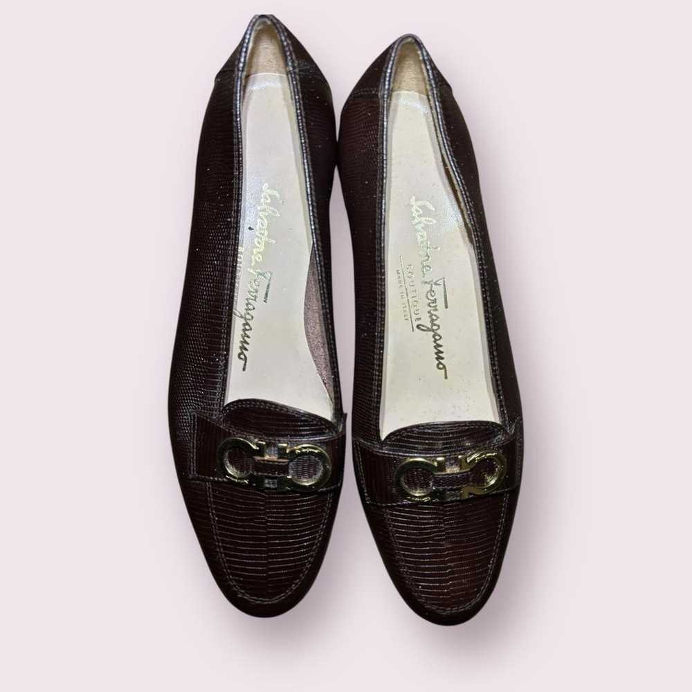 Salvatore Ferragamo Lizard flats - image 2