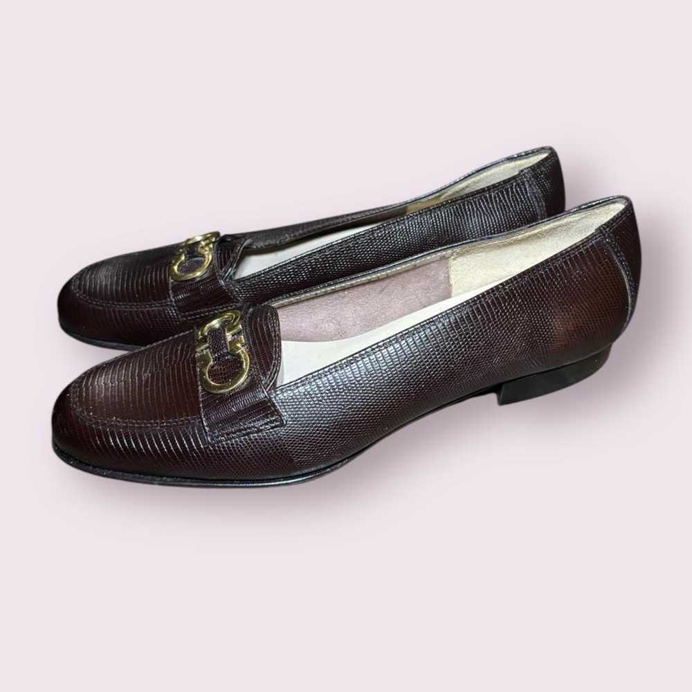 Salvatore Ferragamo Lizard flats - image 4