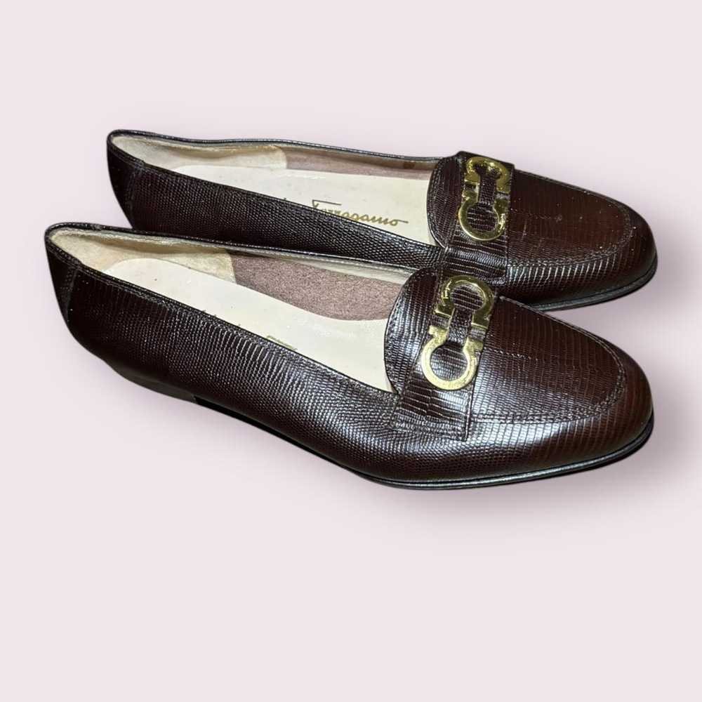 Salvatore Ferragamo Lizard flats - image 5