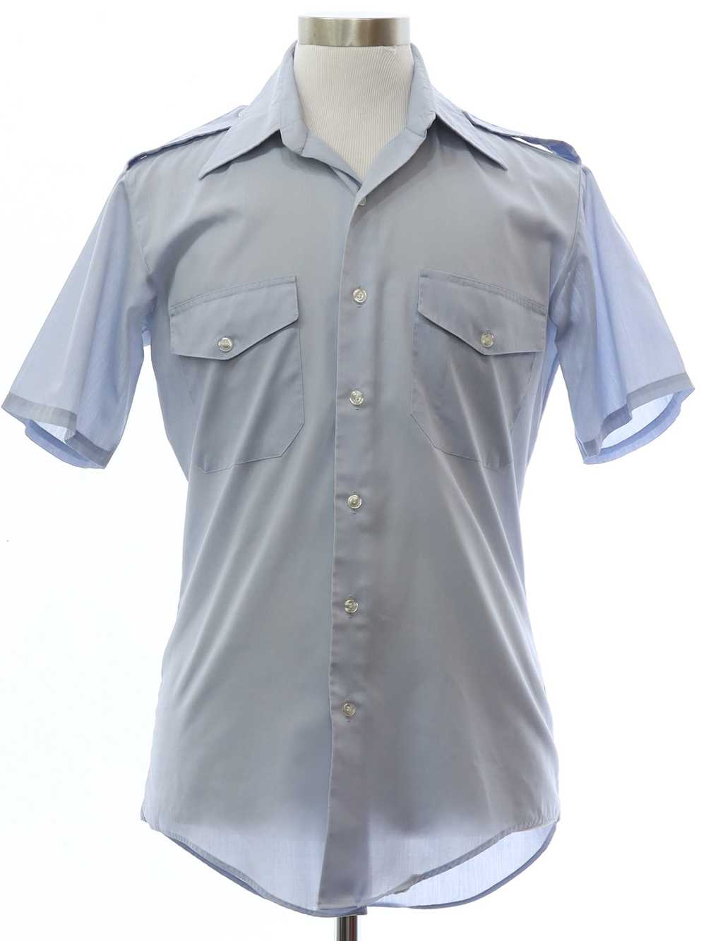 1970's Elbeco Mens Uniform Style Work Shirt - image 1