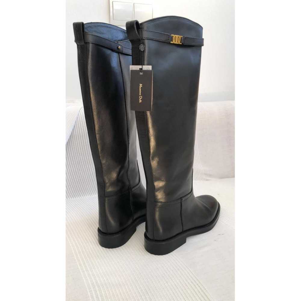 Massimo Dutti Leather riding boots - image 4