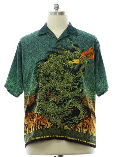 1990's No Boundaries Mens Club/Rave Dragon Shirt