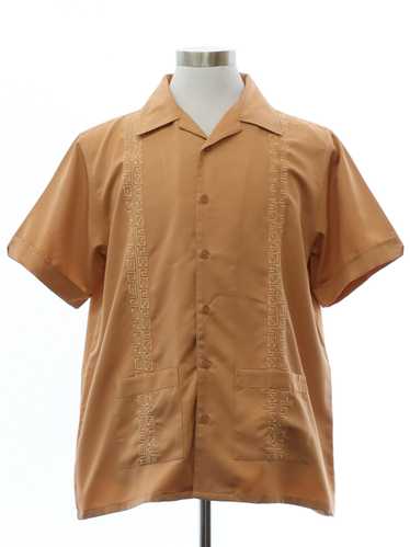 1990's Haband Guayabera Mens Guayabera Shirt