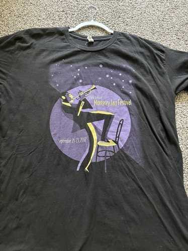 【レア】MONTEREY JAZZ FESTIVAL  Tシャツ　古着 レア】MONTEREY JAZZ FESTIVAL Tシャツ 古着
